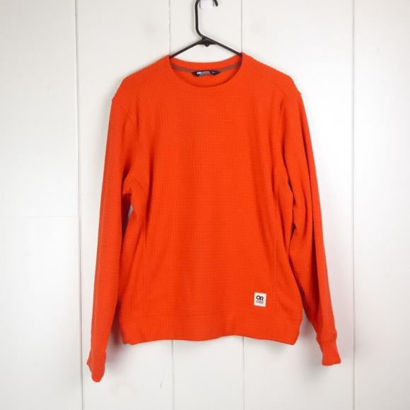 Outdoor Research Sweatshirt Mens SZ M Mega Trail Mix Fleece Crew Hiking Gorpcore - Picture 1 of 10
